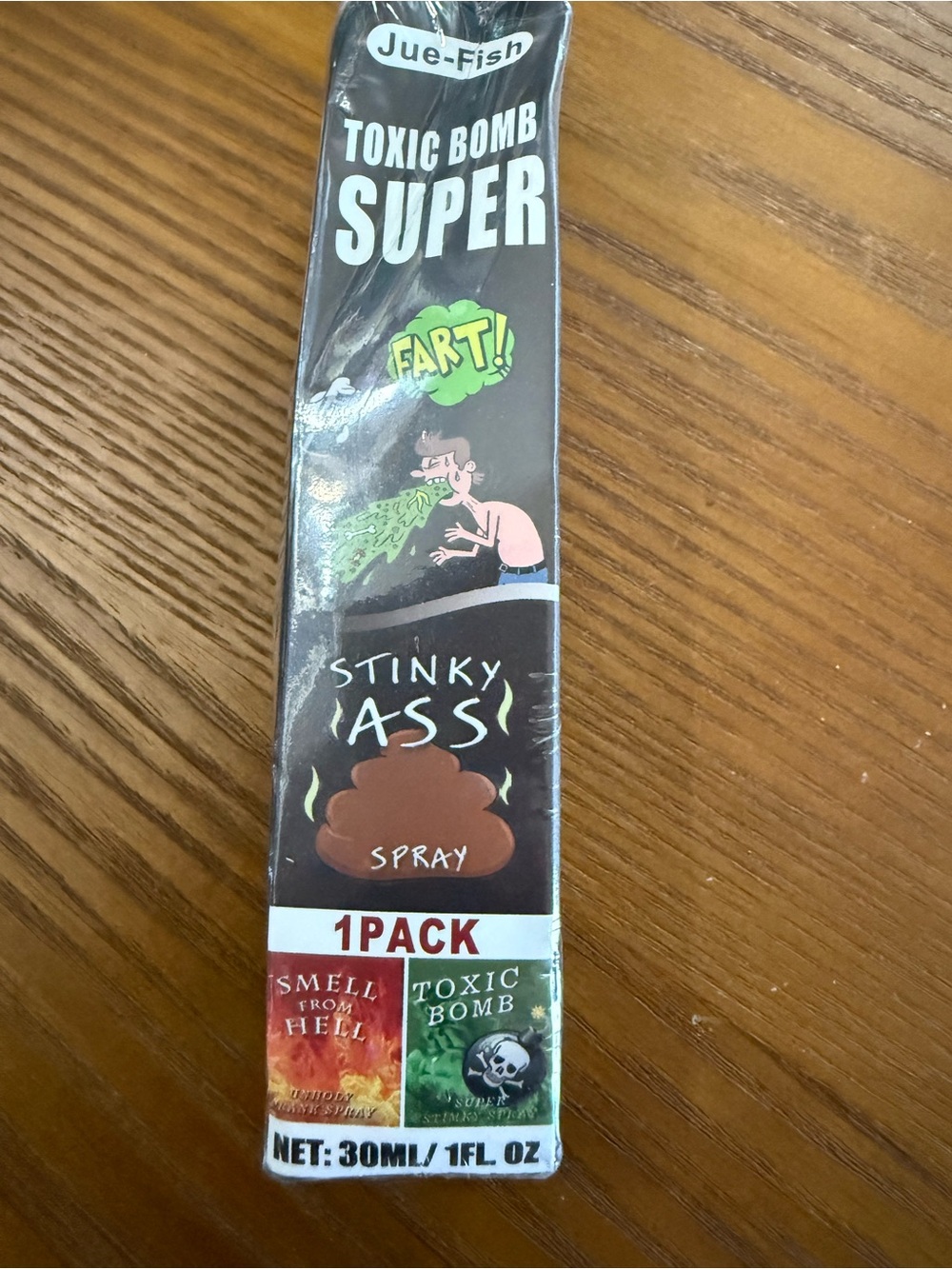 Toxic Bomb Super Stinky Spray - 1 Pack - Black/Brown